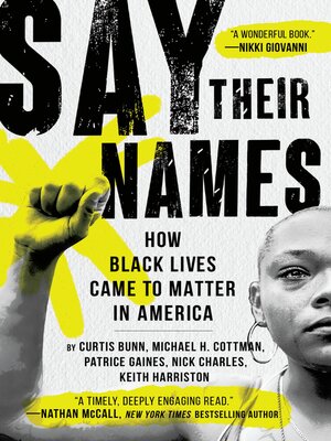 cover image of Say Their Names